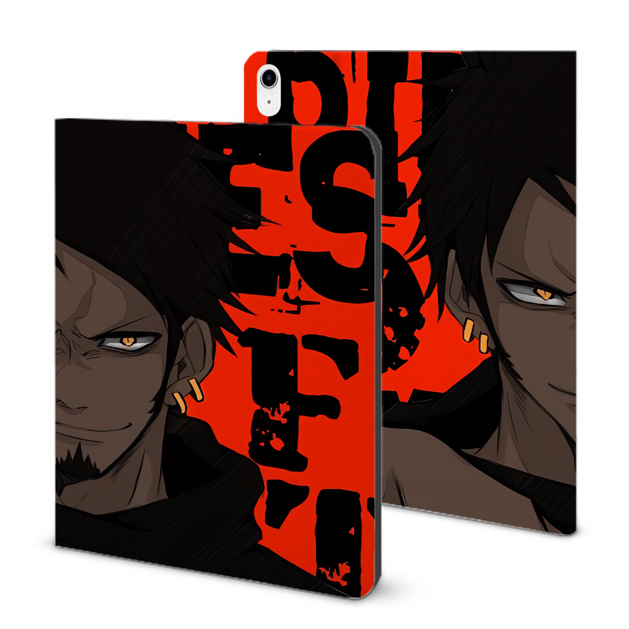 （画像用） ワンピース ONE PIECE IPad ケース ブック型 PUレザー TPU 耐衝撃 軽量 薄型 ペン収納なし 全面保護 IPad 各モデル対応